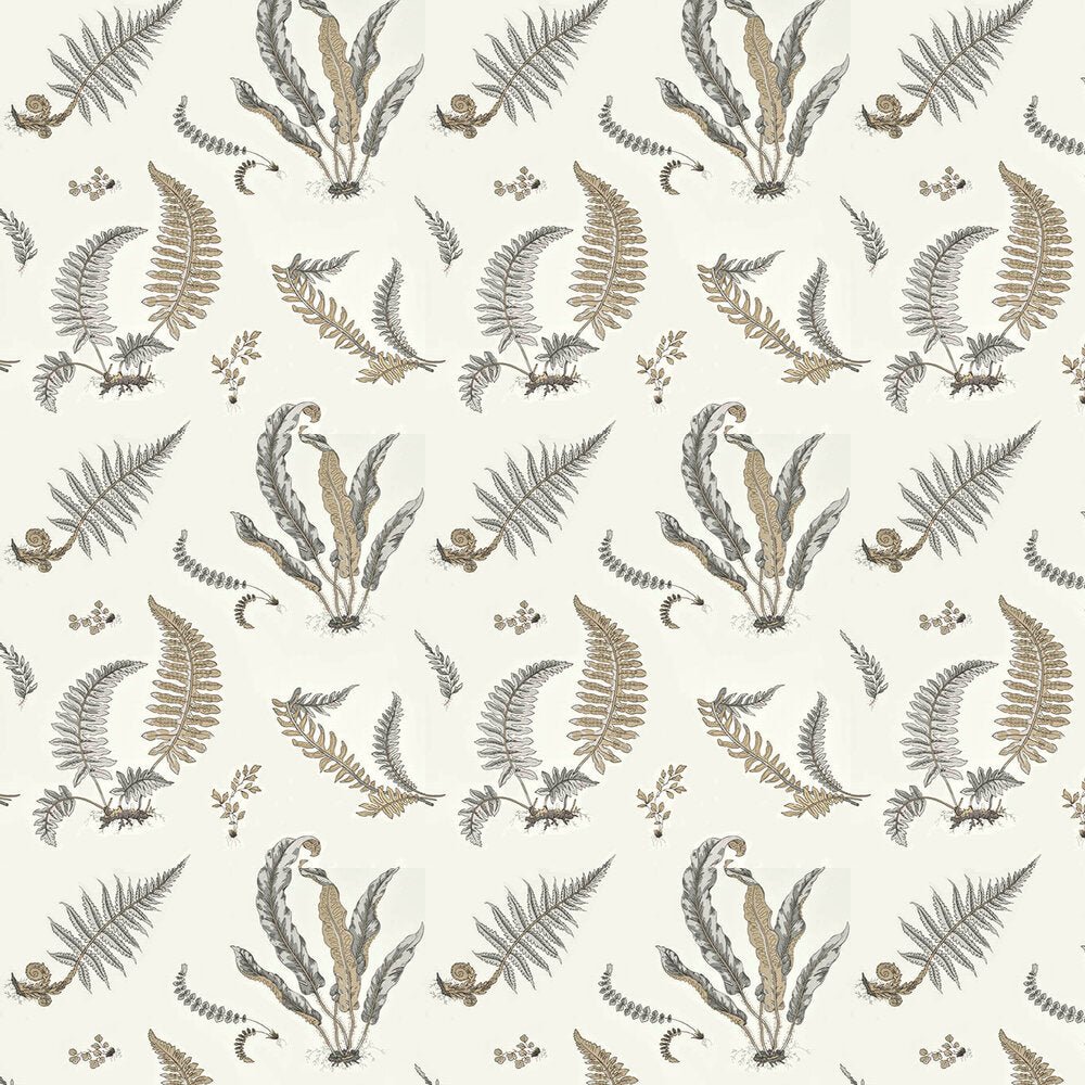 Ferns Wallpaper - Dove Grey / Silver - GP & J Baker - BW45044/4 - Premier Wallcovering