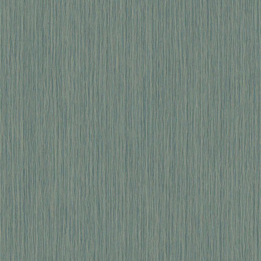 Fiber Wallpaper - Bleu Emeraude - Casadeco - 82396899 - Premier Wallcovering