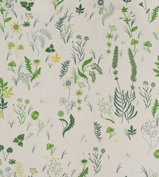 Field Fabric - Green - Christopher Farr Cloth - CF606 - 01 - Premier Wallcovering