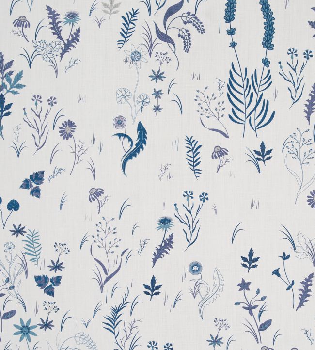Field Fabric - Indigo - Christopher Farr Cloth - CF606 - 03 - Premier Wallcovering