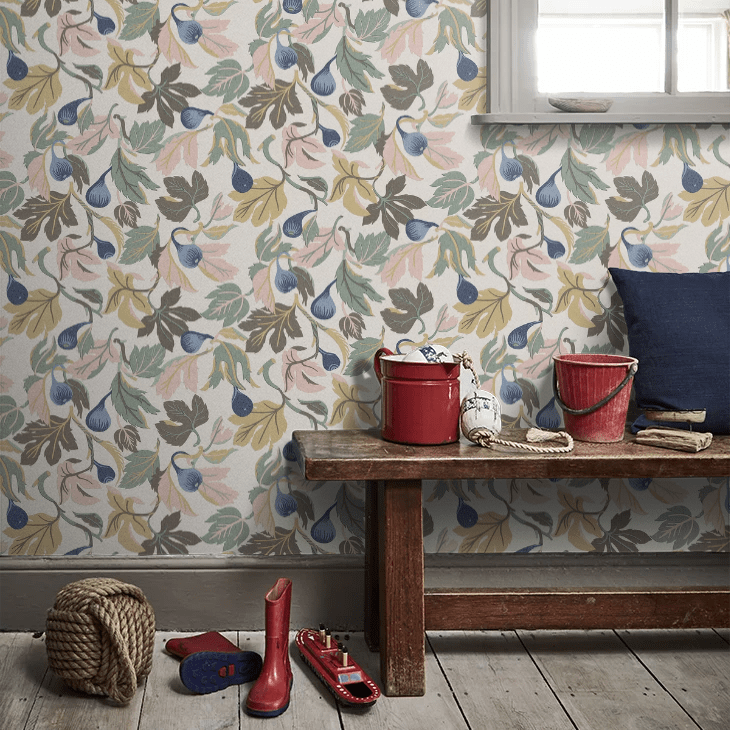 Figs Wallpaper - Blush - Boråstapeter - 2063 - Premier Wallcovering