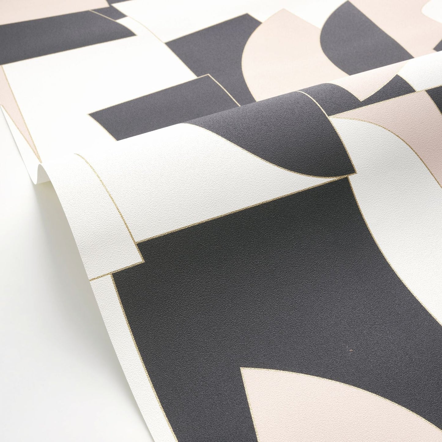 Figures Wallpaper - Blanc Noir - Caselio - 105011955 - Premier Wallcovering