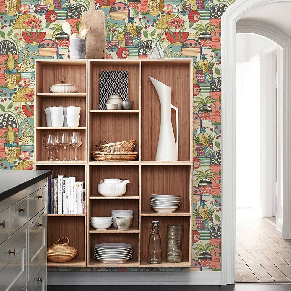 Fika Wallpaper - Purple/Blue - A Street Prints - FD26558 - Premier Wallcovering