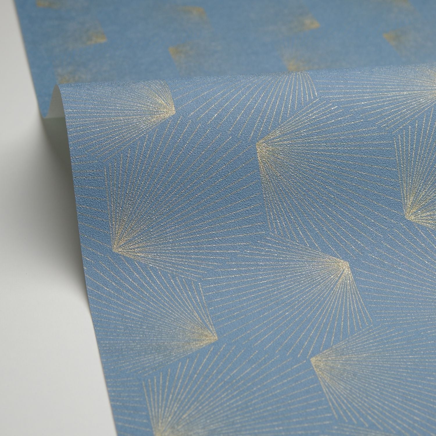Filament Wallpaper - Bleu  - Caselio - 105526115 - Premier Wallcovering