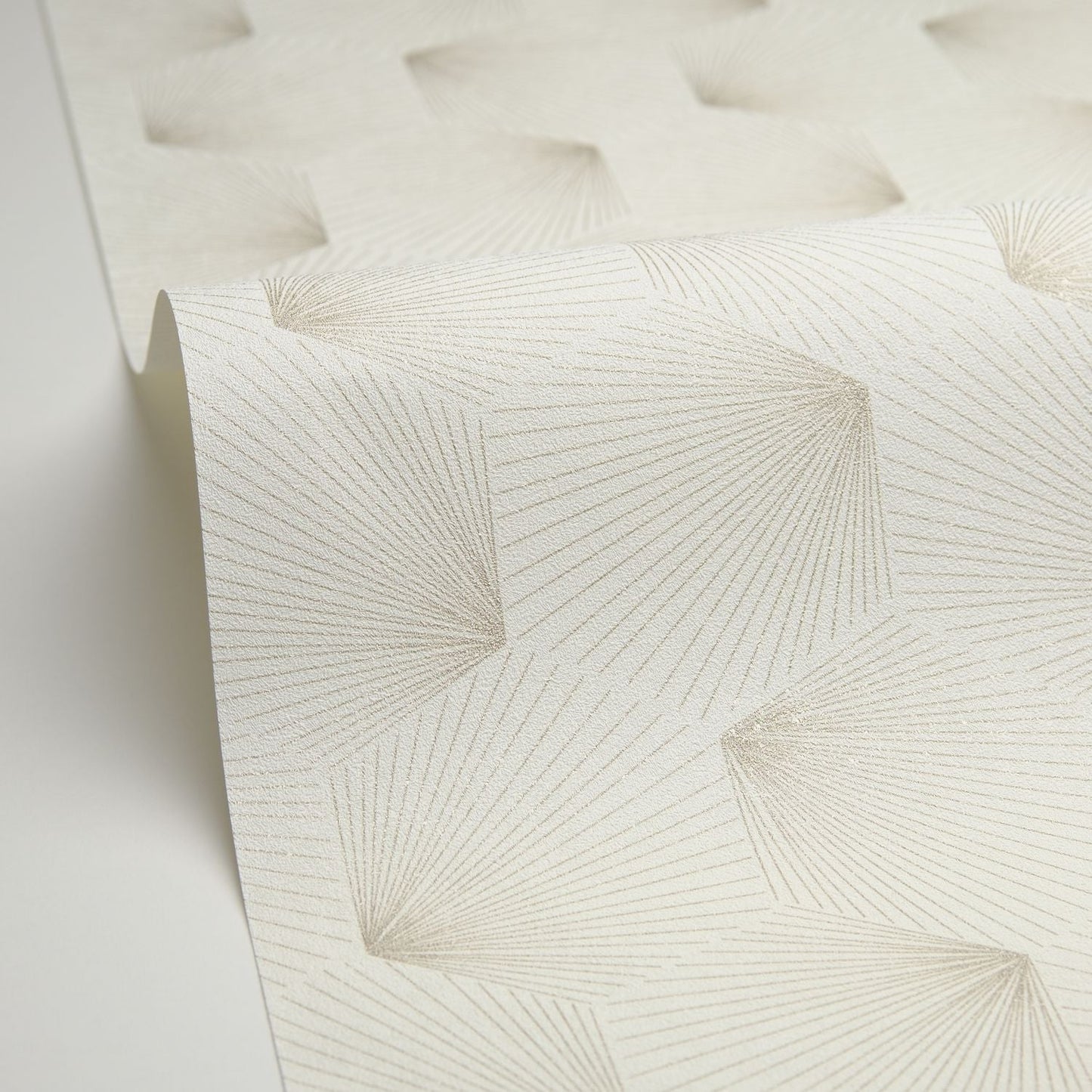 Filament Wallpaper - Gris Souris Argent - Caselio - 105520945 - Premier Wallcovering