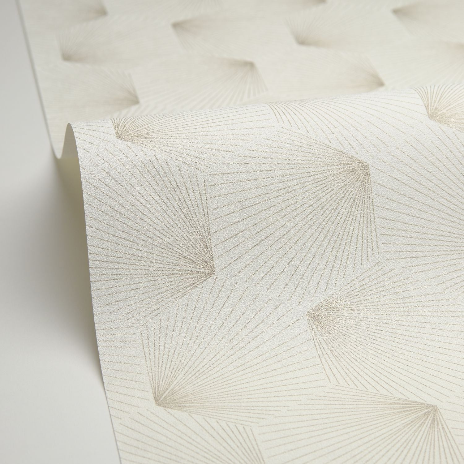 Filament Wallpaper - Gris Souris Argent - Caselio - 105520945 - Premier Wallcovering