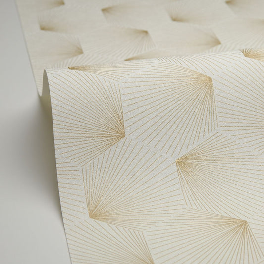 Filament Wallpaper - Beige - Caselio - 105520135 - Premier Wallcovering