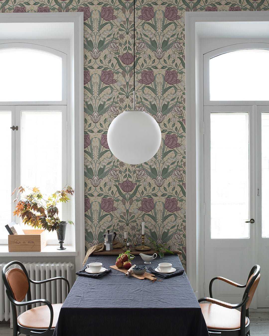 Filippa Wallpaper - Soft Beige - Midbec - 33007 - Premier Wallcovering