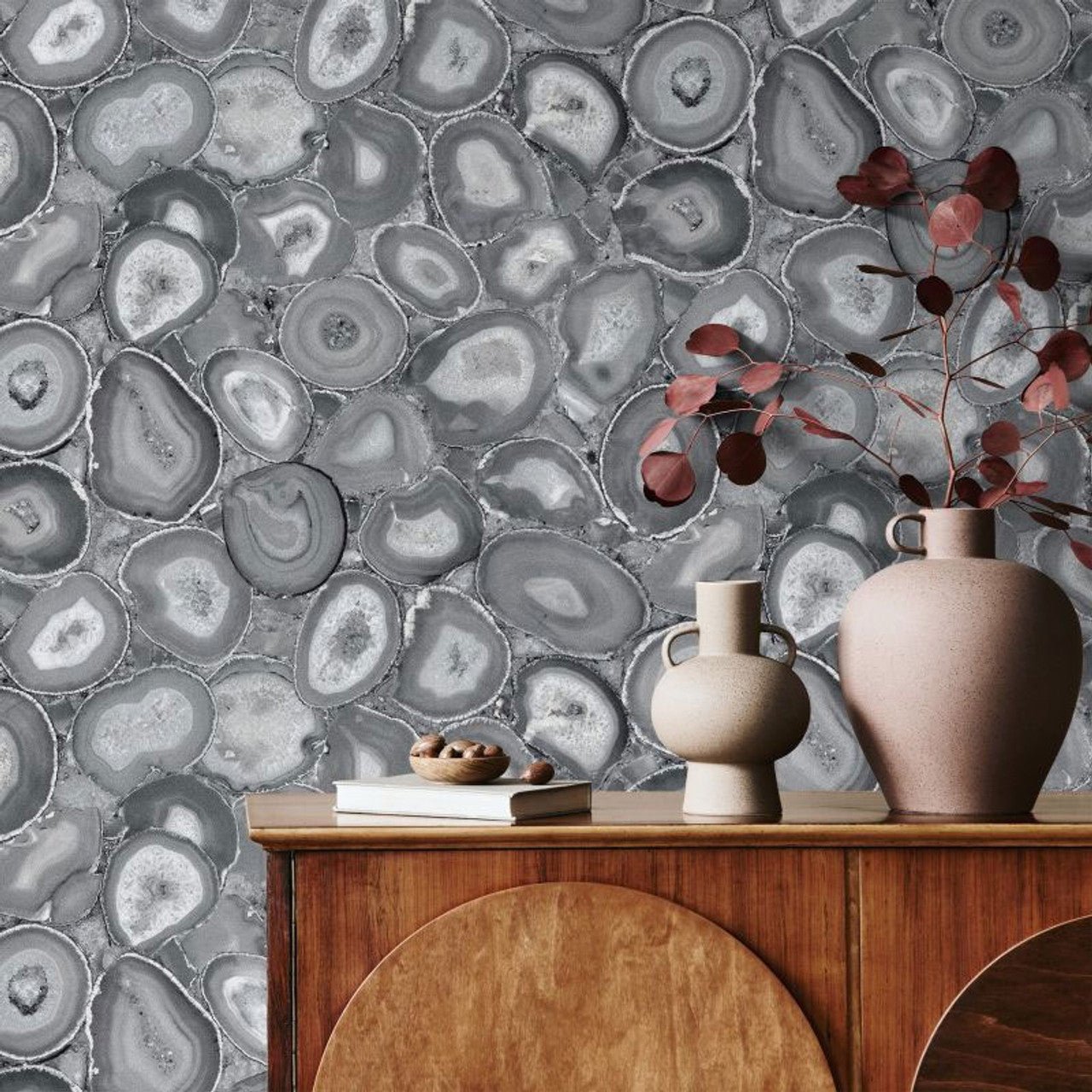 Filo Pepper Wallpaper - Black Cumin - Hohenberger - 51220 - Premier Wallcovering