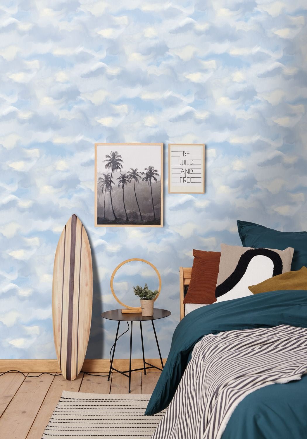 Find Your Paradise Wallpaper - Bleu - Caselio - 103366000 - Premier Wallcovering