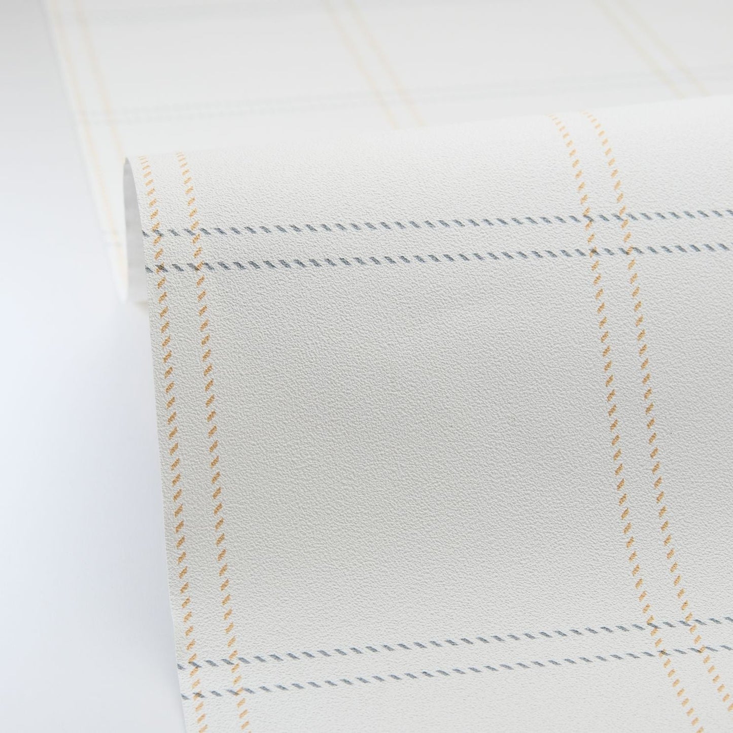 Fine Lines Wallpaper - Jaune bleu - Caselio - 106753064 - Premier Wallcovering