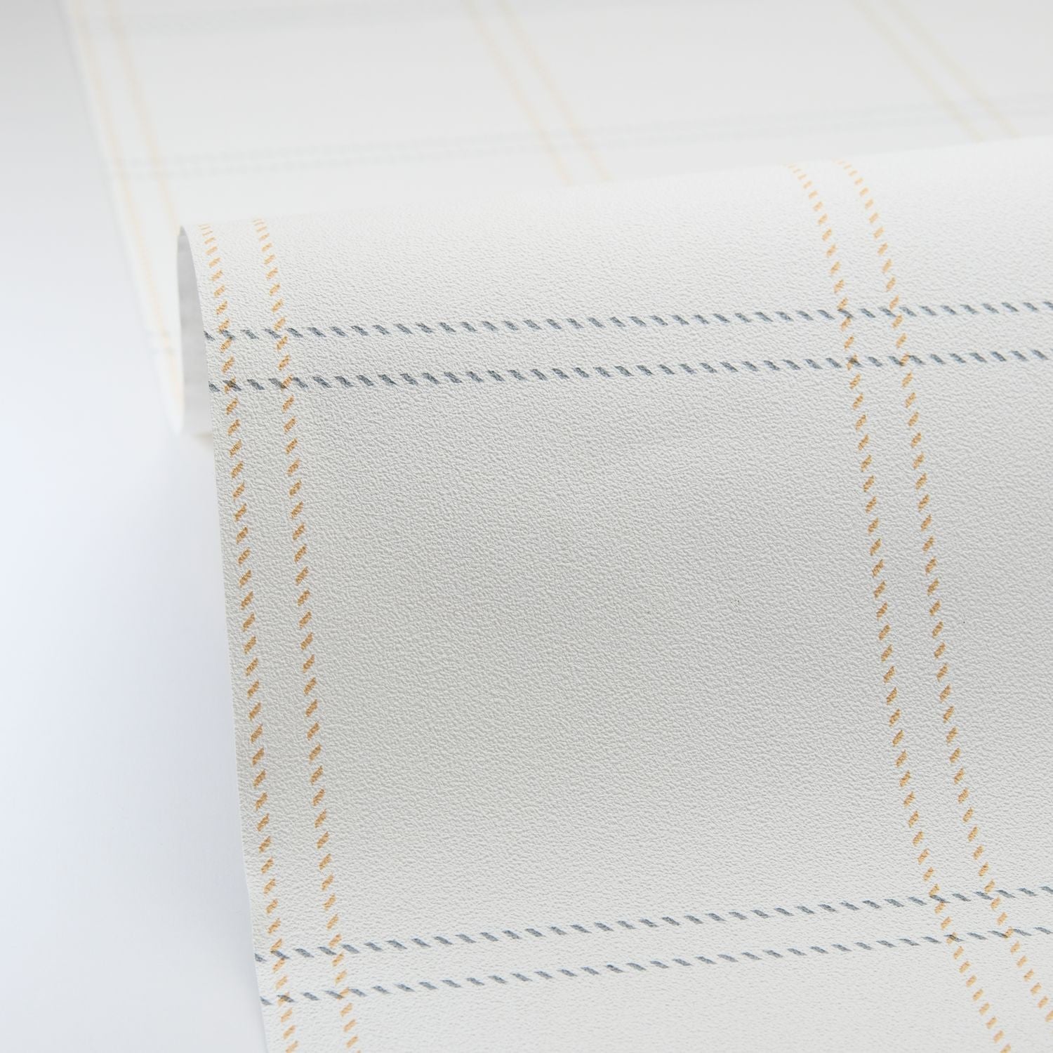 Fine Lines Wallpaper - Jaune bleu - Caselio - 106753064 - Premier Wallcovering