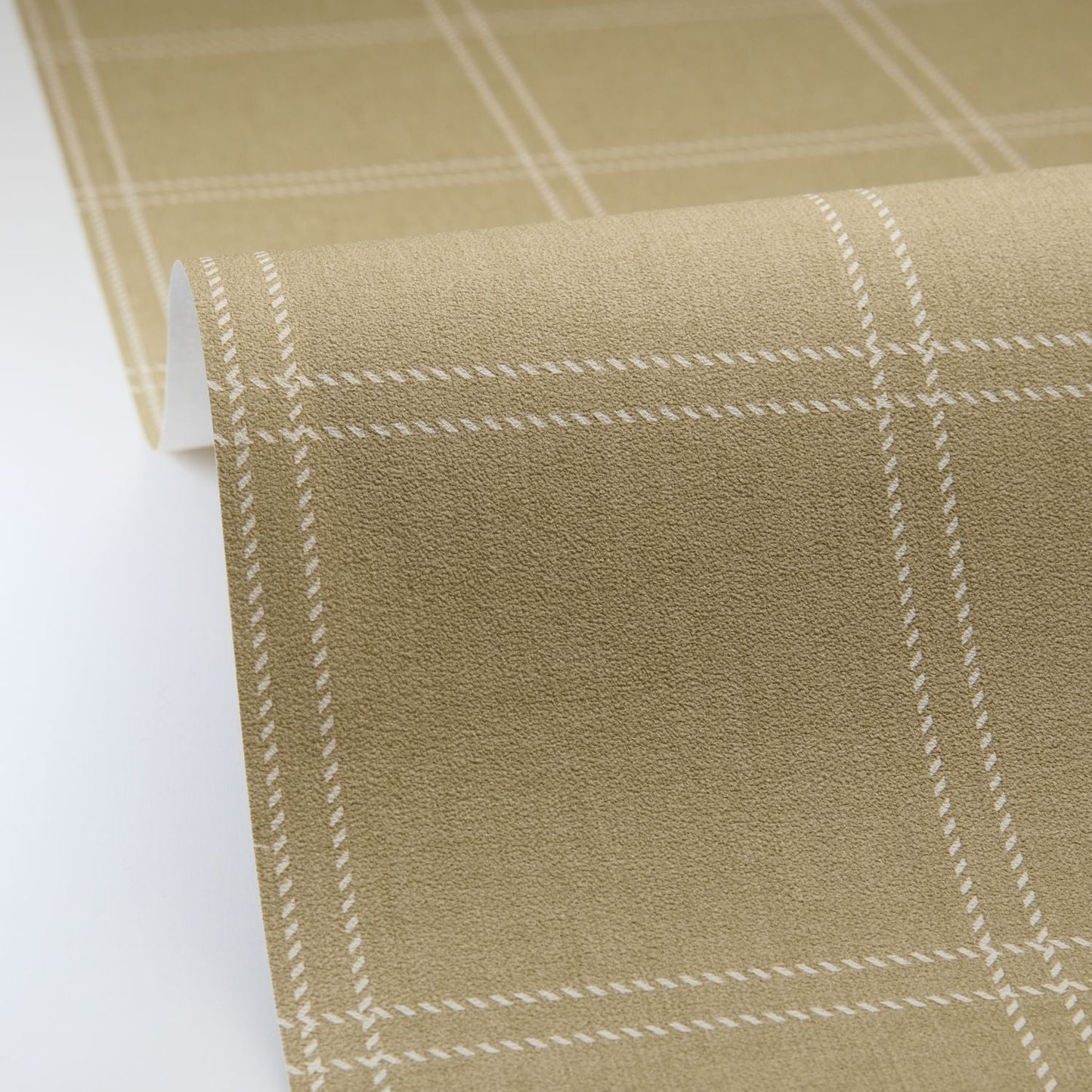 Fine Lines Wallpaper - Olive - Caselio - 106757156 - Premier Wallcovering