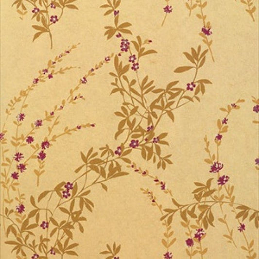 Fiona Wallpaper - Metallic Gold - Thibaut - T4931 - Premier Wallcovering