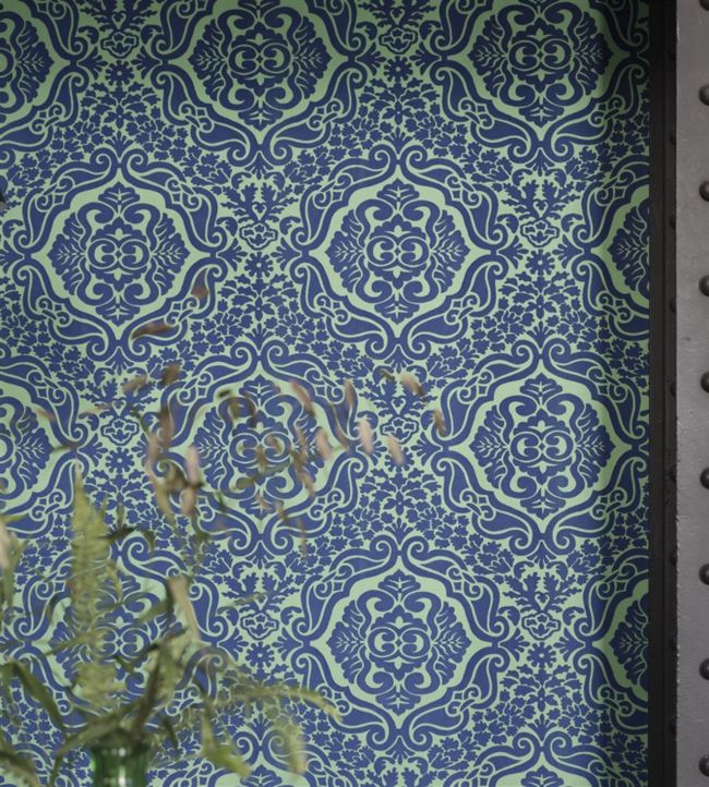 Fioravanti Wallpaper - Cobalt - P446/07 - Designers Guild - Premier Wallcovering