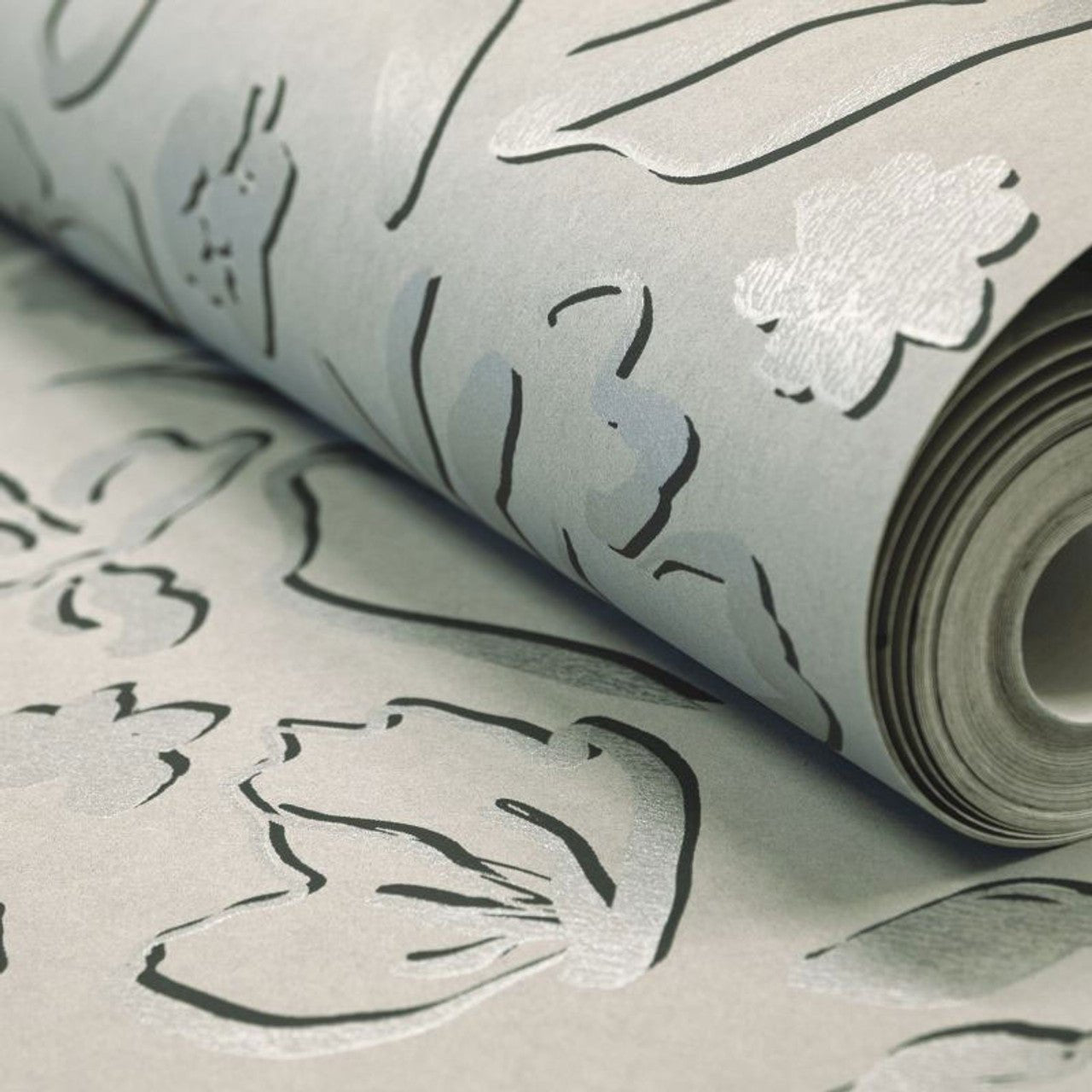 Fiore Salt Wallpaper - Allspice - Hohenberger - 65332 - Premier Wallcovering