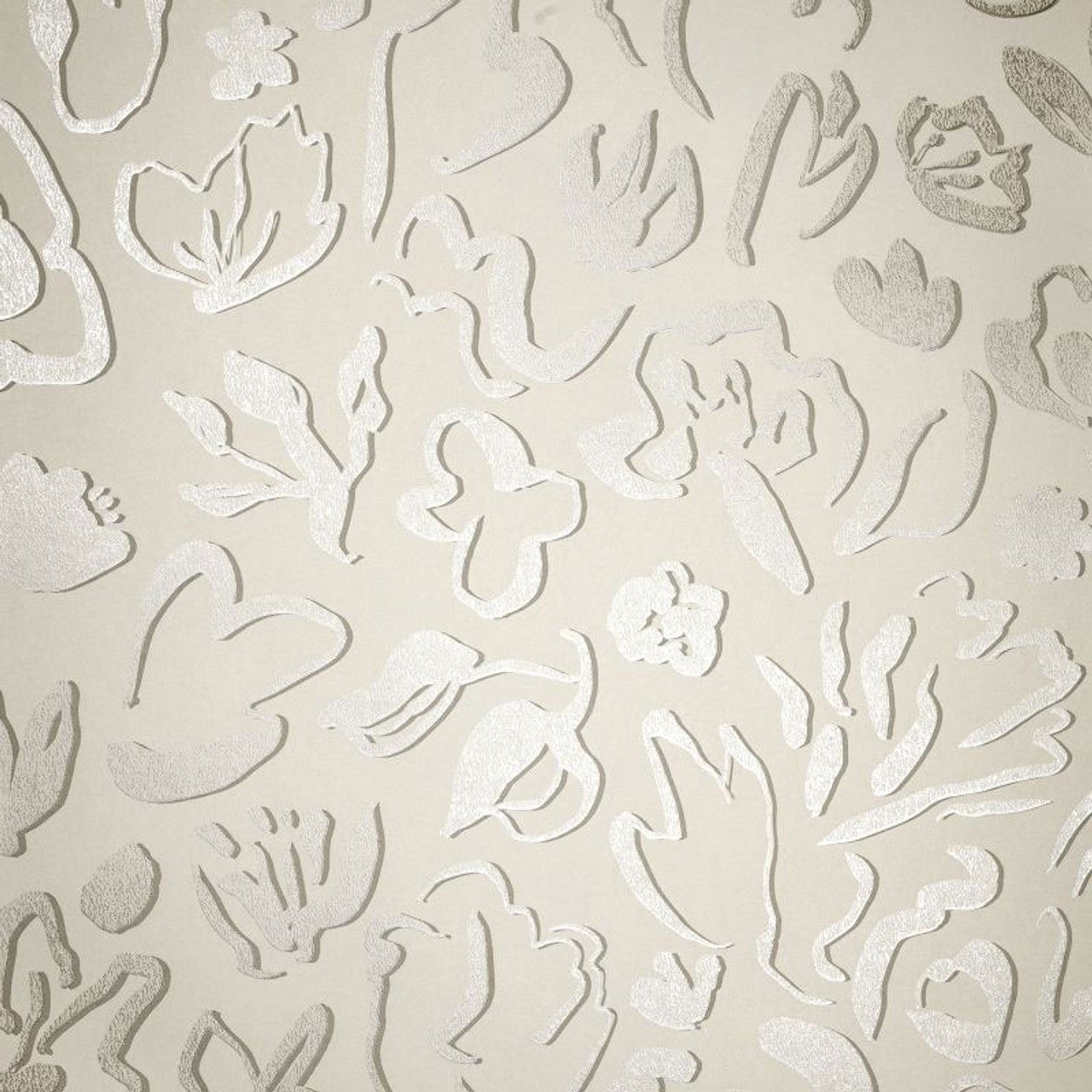 Fiore Salt Wallpaper - Sesame - Hohenberger - 65334 - Premier Wallcovering