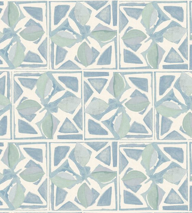 Fiori Wallpaper - Sky - Christopher Farr Cloth - CF1168 - 04 - Premier Wallcovering