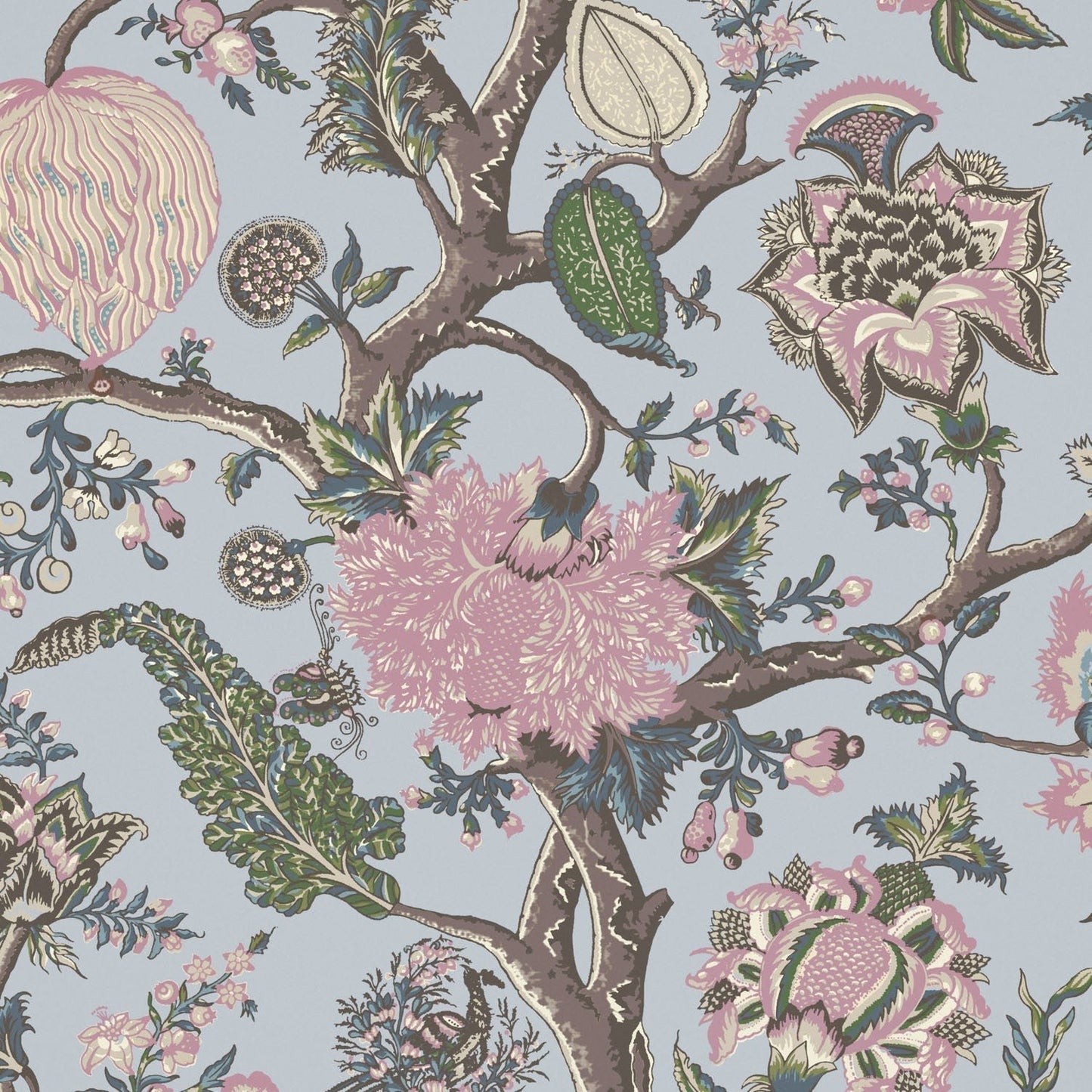 Flame Of The Forest Wallpaper - Eggshell - Warner House - Premier Wallcovering