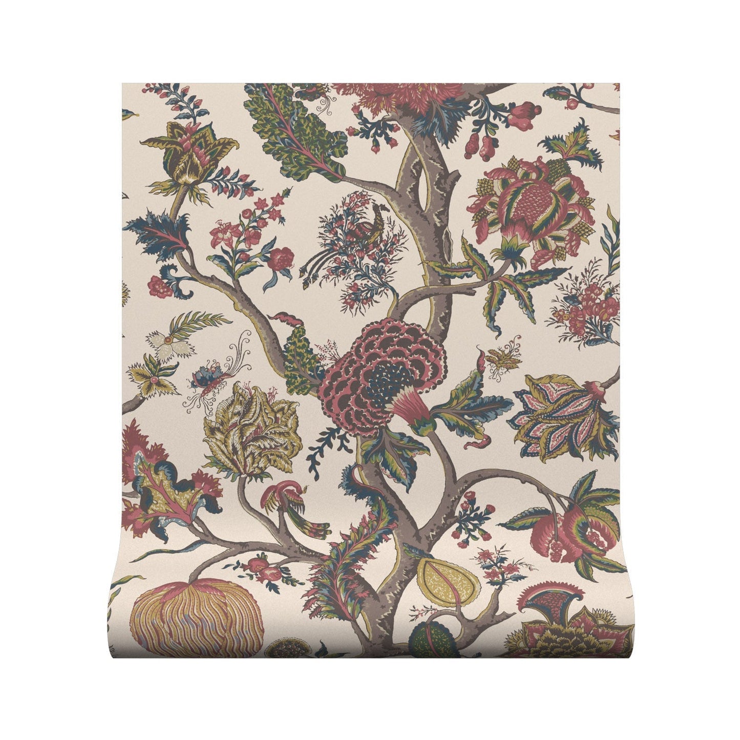 Flame Of The Forest Wallpaper - Antique - Warner House - Premier Wallcovering