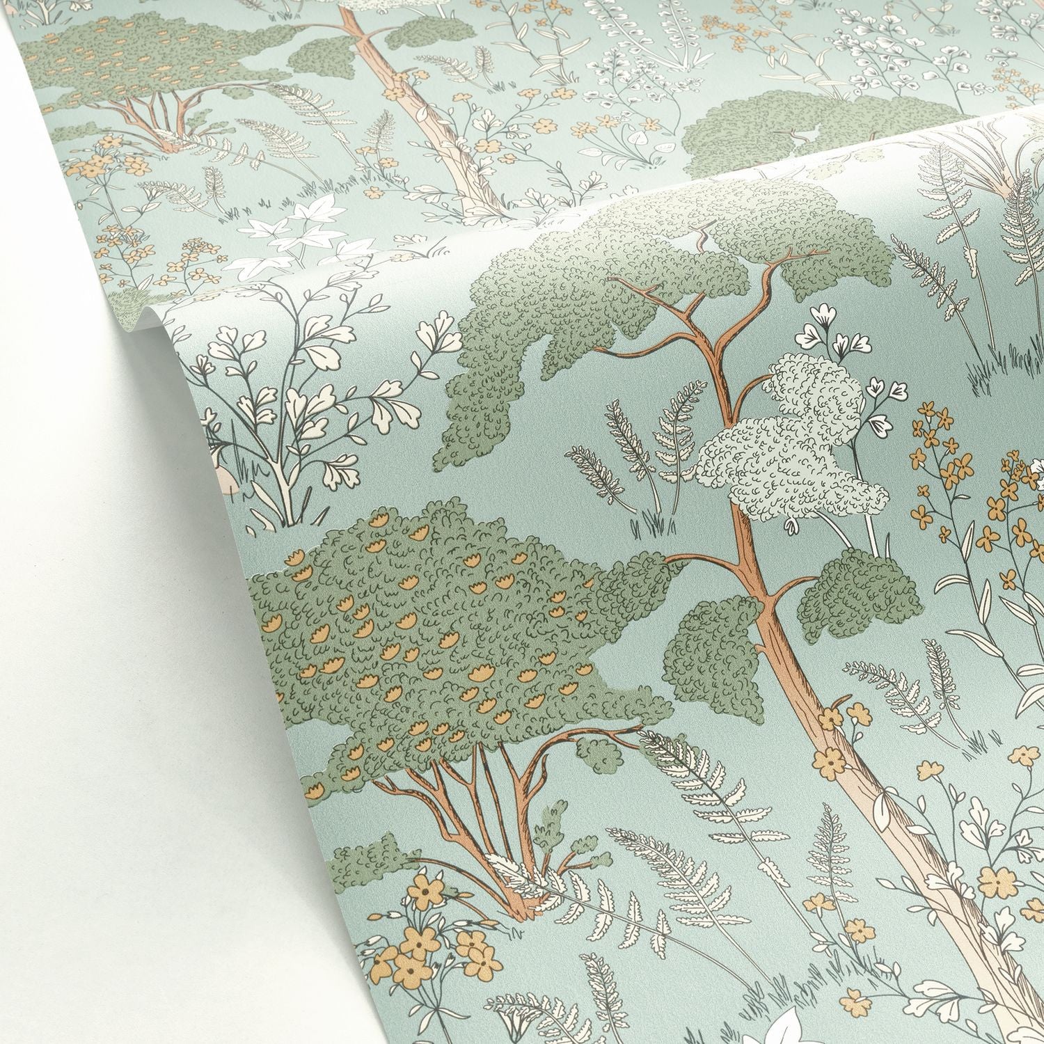 Flaner Wallpaper - Menthe - Caselio - 103557007 - Premier Wallcovering