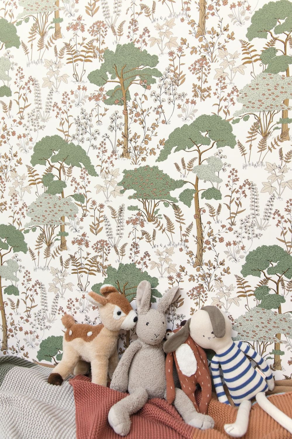 Flaner Wallpaper - Vert De Gris - Caselio - 103557244 - Premier Wallcovering