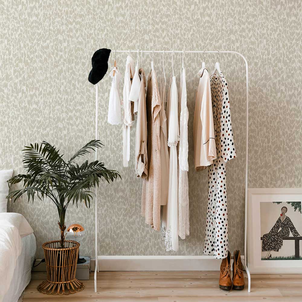 Flavia Wallpaper - Sand - A Street Prints - FD26428 - Premier Wallcovering