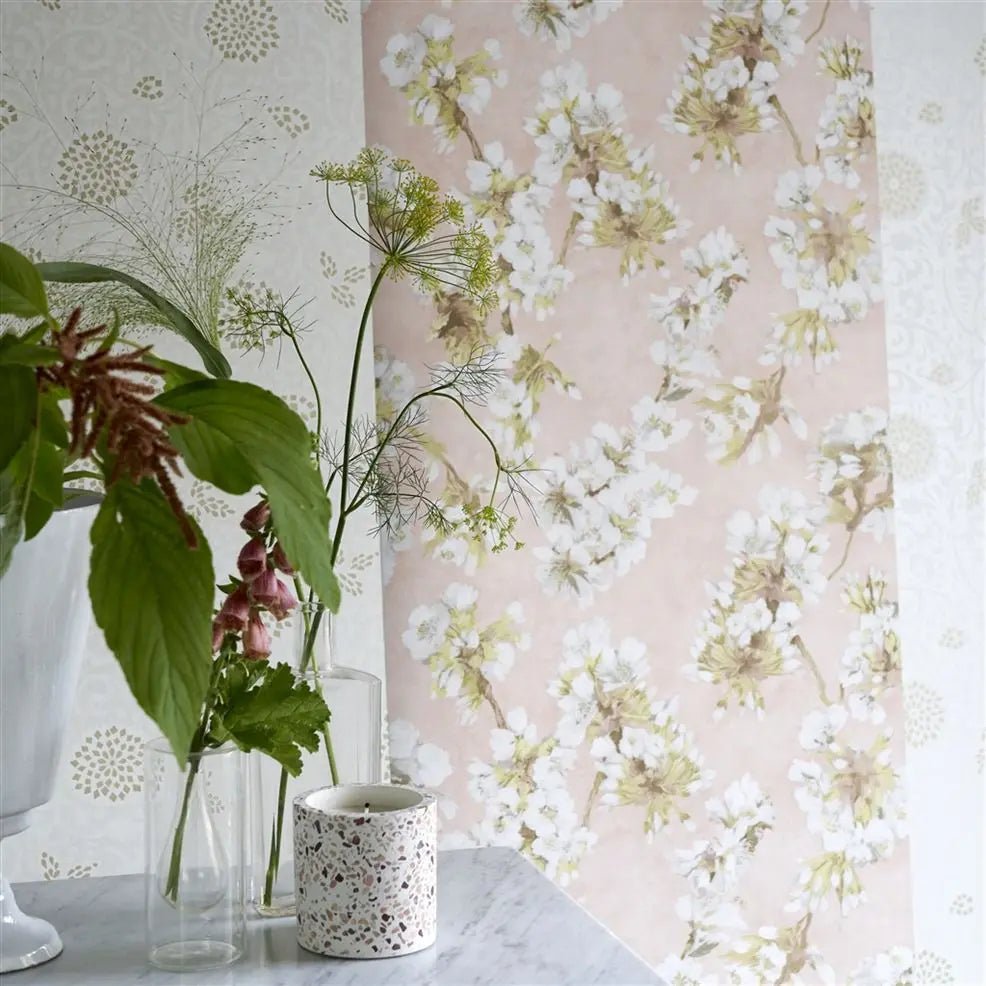 Fleur D'Assam Wallpaper - Cameo - Designers Guild - PDG1148/04 - Premier Wallcovering