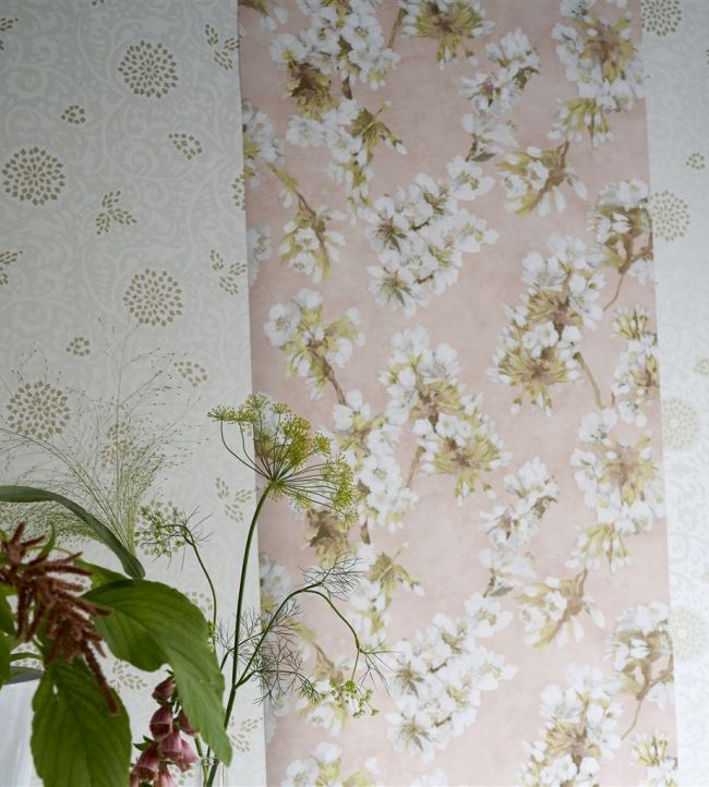 Fleur D'Assam Wallpaper - Pearl - PDG1148/01 - Designers Guild - Premier Wallcovering