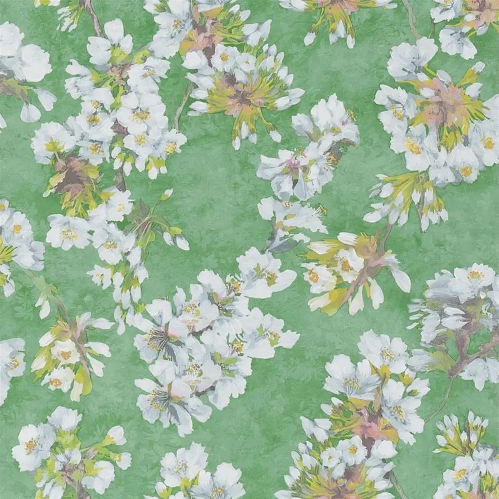 Fleur D'Assam Wallpaper - Emerald - Designers Guild - PDG1148/02 - Premier Wallcovering