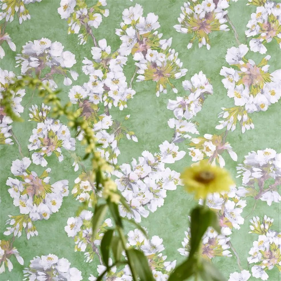 Fleur D'Assam Wallpaper - Emerald - Designers Guild - PDG1148/02 - Premier Wallcovering