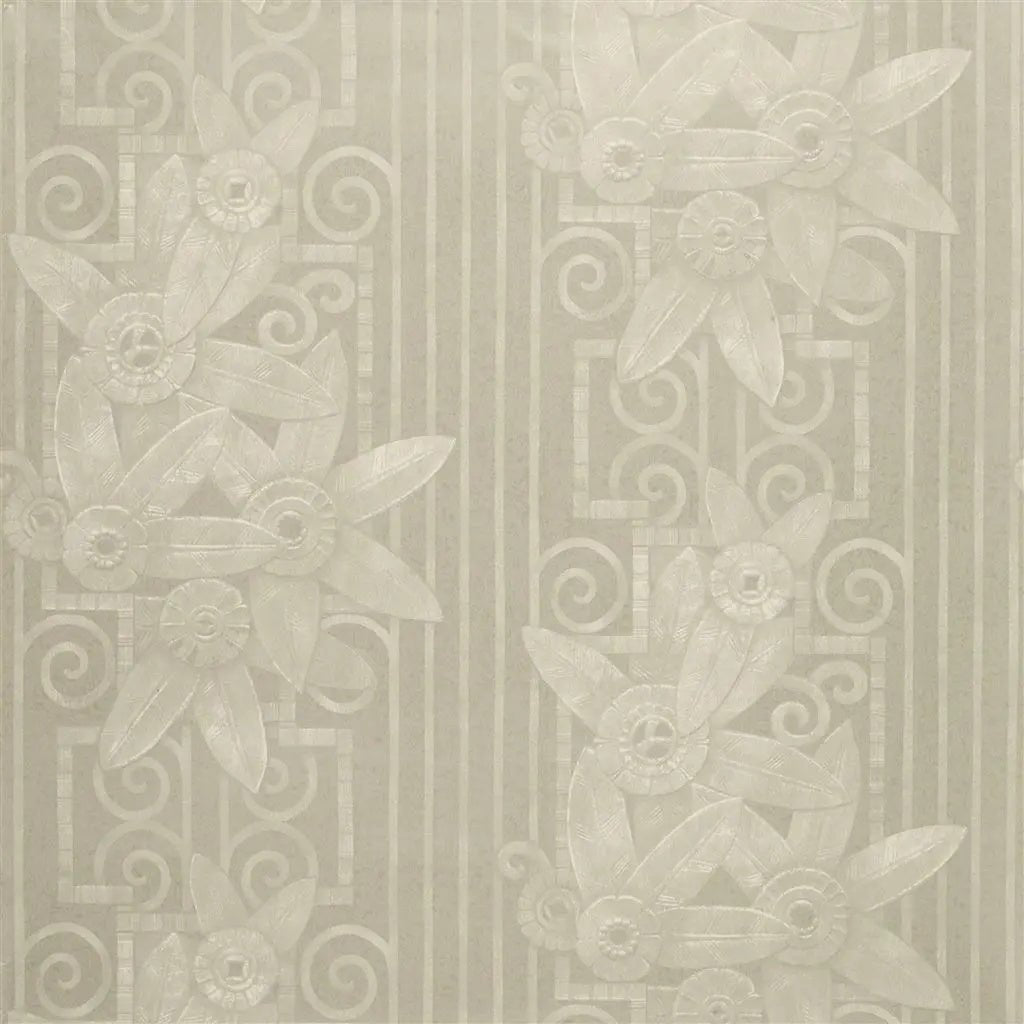 Fleur Moderne Wallpaper - Pearl - Ralph Lauren - PRL5012/02 - Premier Wallcovering
