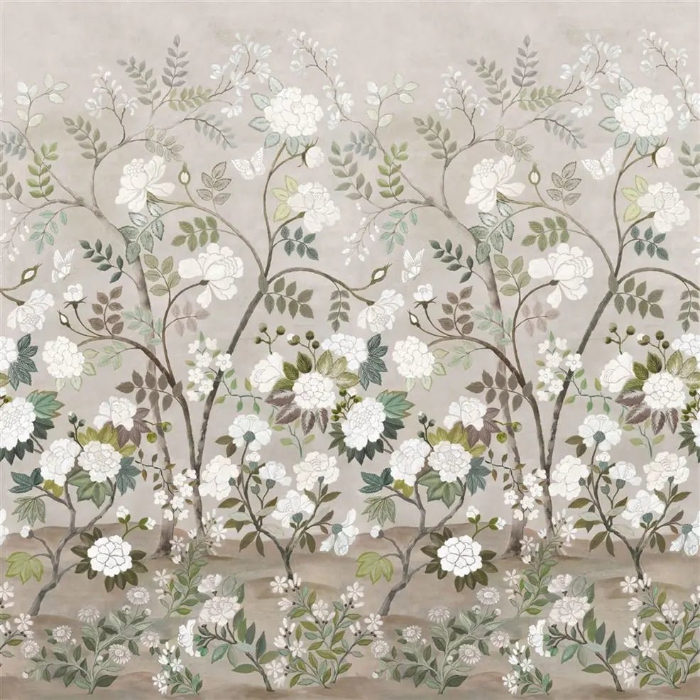 Fleur Orientale Wallpaper - Pale Birch - Designers Guild - PDG1152/02 - Premier Wallcovering