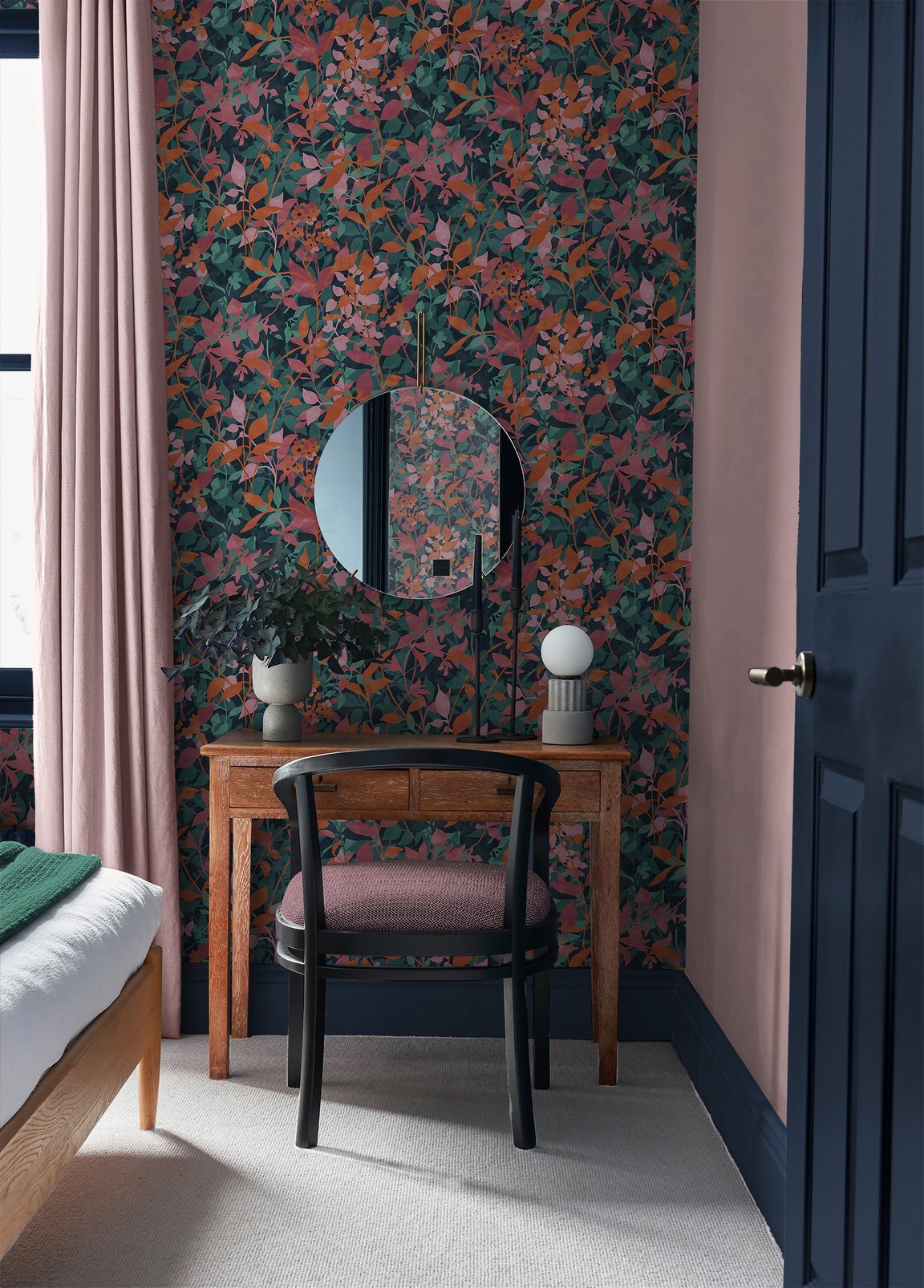 Fleur Wallpaper - Vivid - Graham & Brown - 124117 - Premier Wallcovering