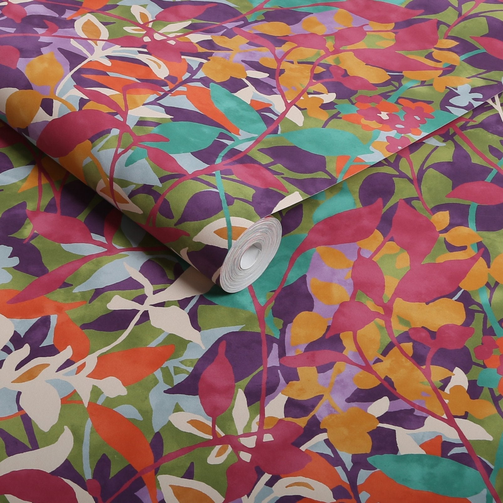 Fleur Wallpaper - Brights - Graham & Brown - 124118 - Premier Wallcovering