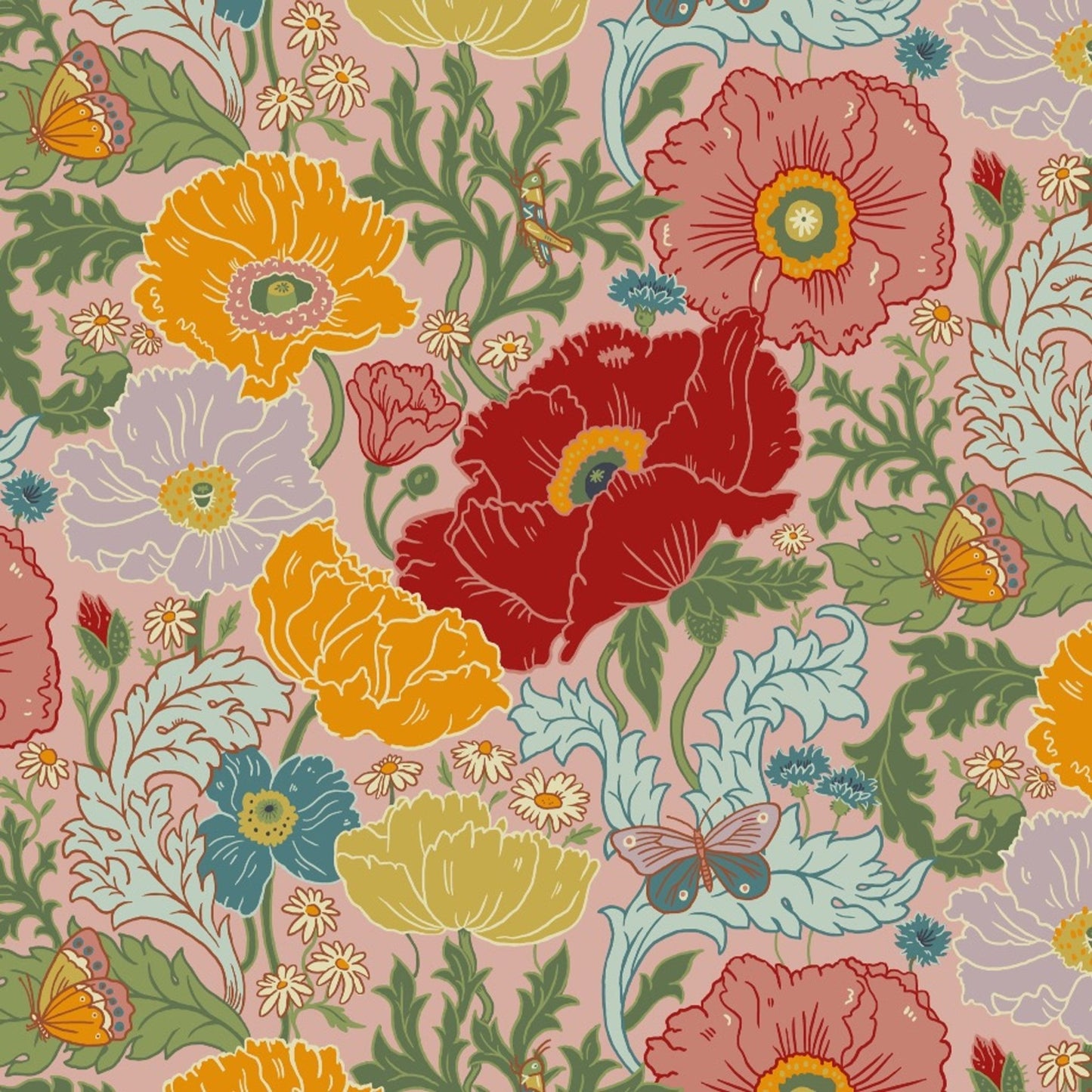 Fleur Wallpaper - Blossom - Wear The Walls - FLBP807652 - Premier Wallcovering