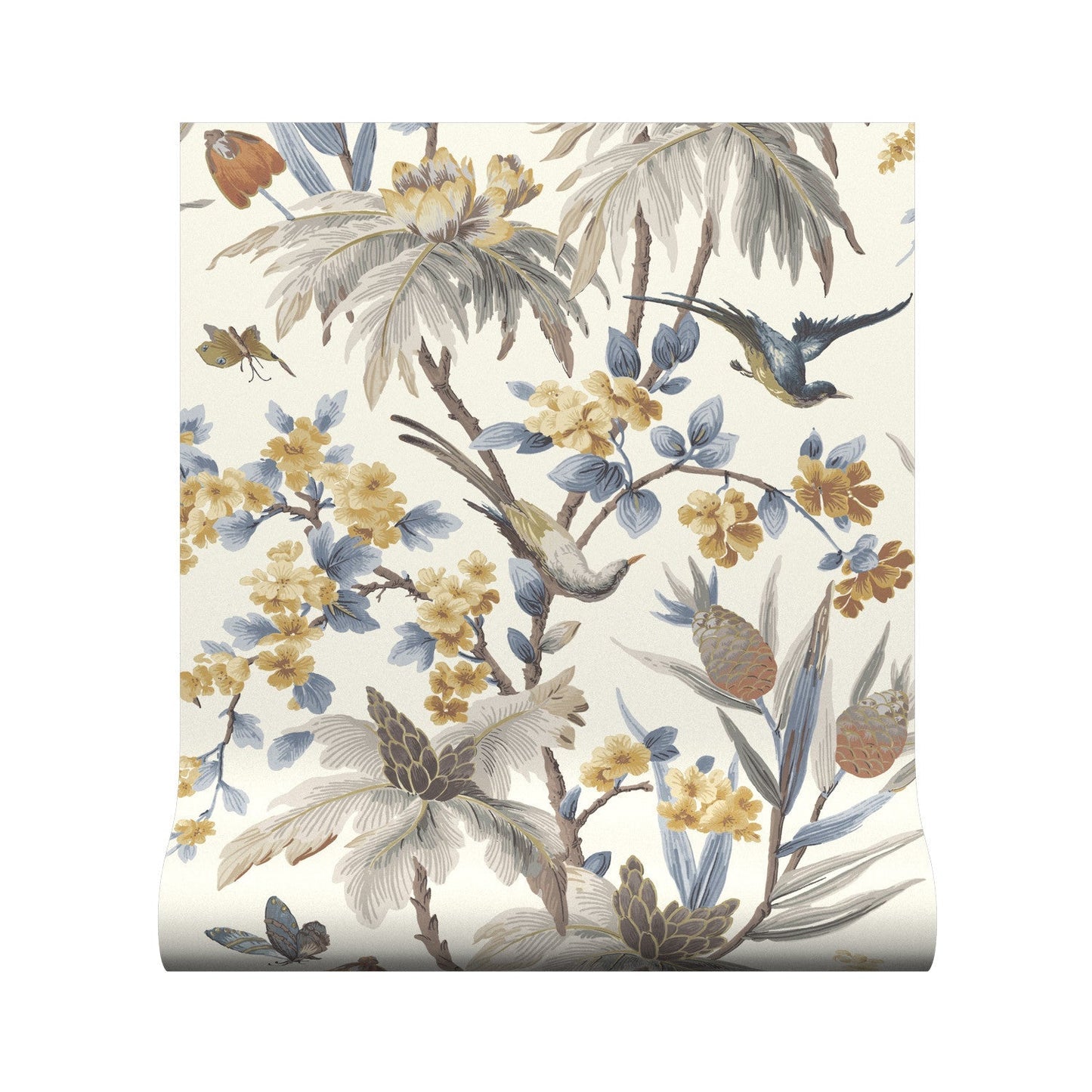 Fleurs Exotique Wallpaper - Spice - Warner House - Premier Wallcovering