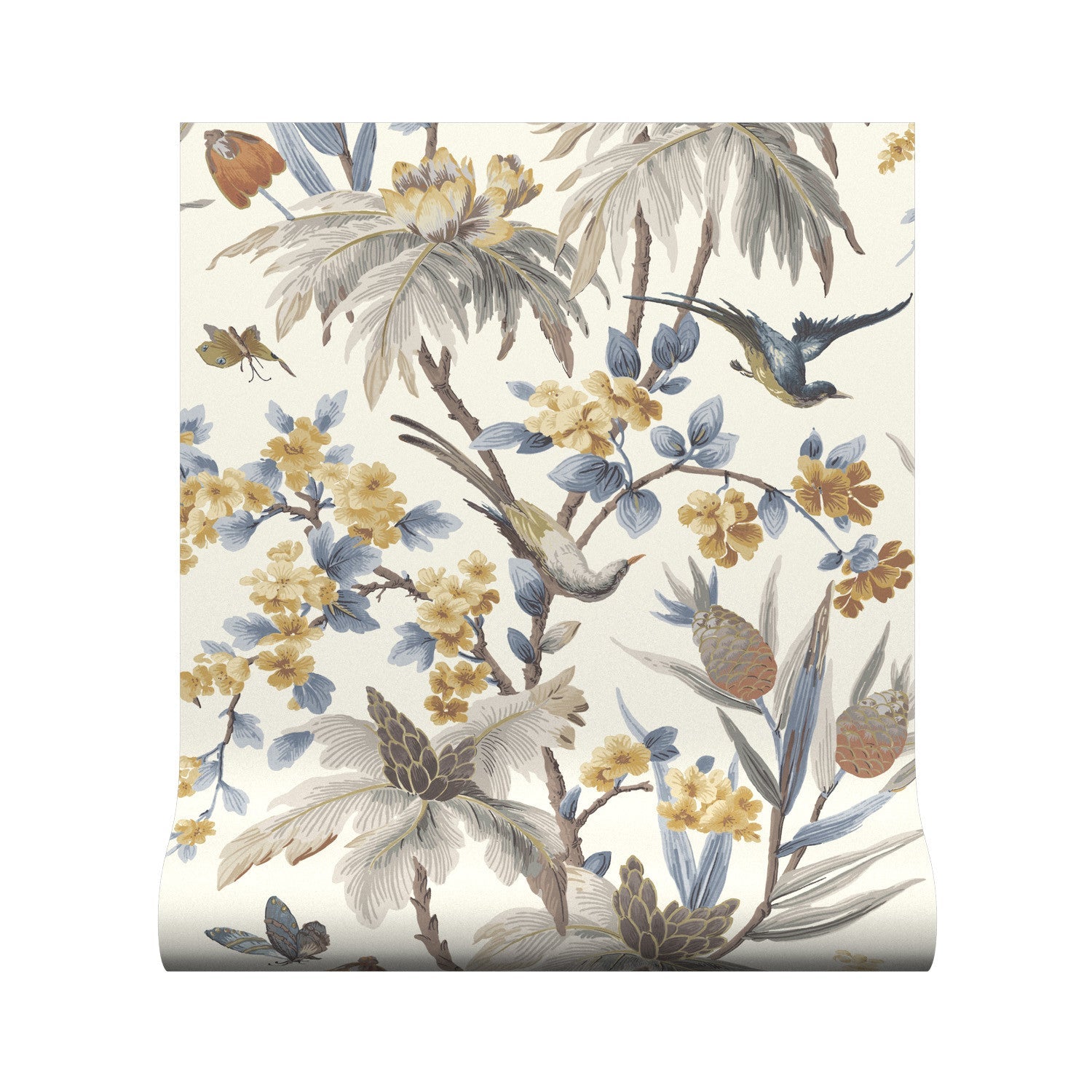 Fleurs Exotique Wallpaper - Spice - Warner House - Premier Wallcovering