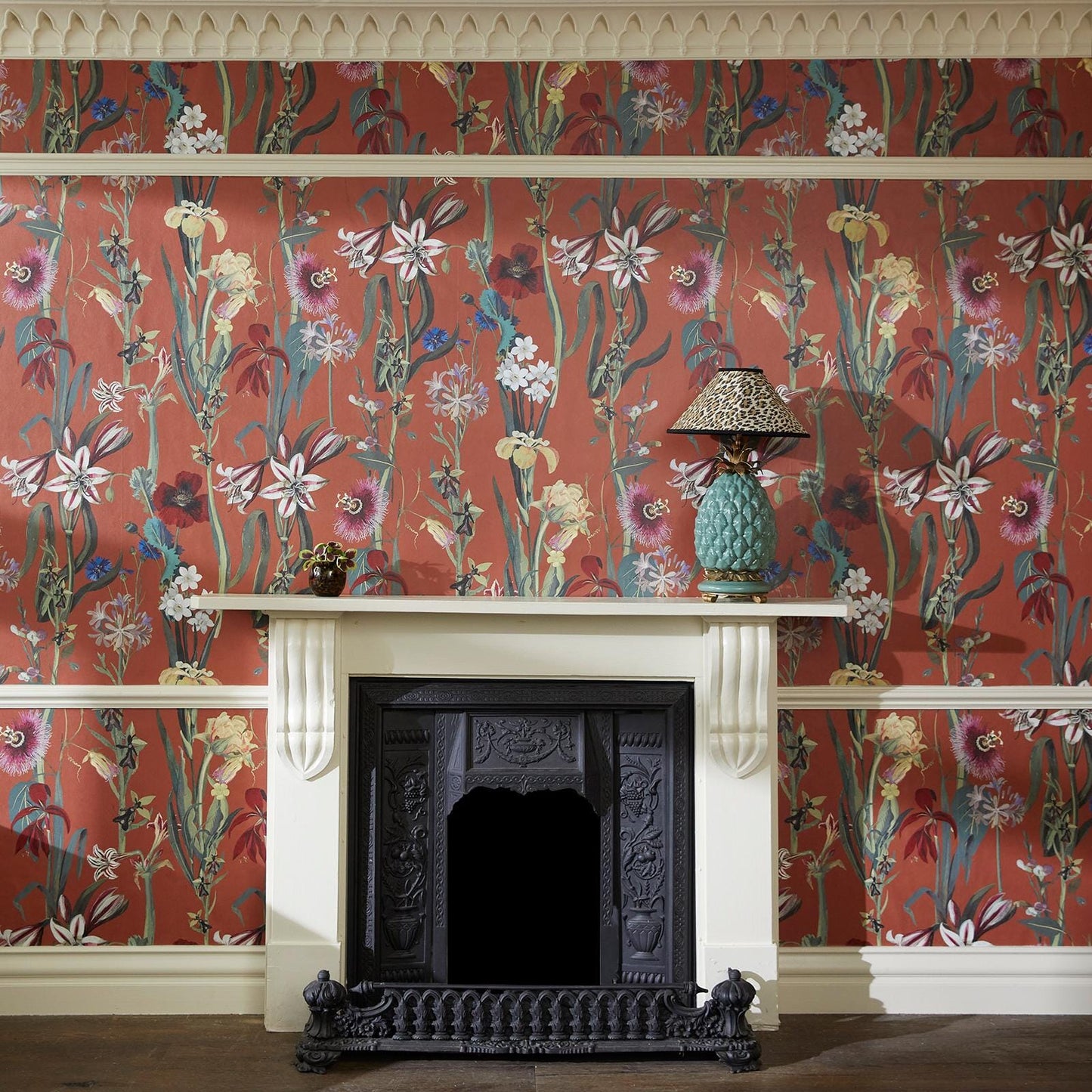 Flora Delanica Wallpaper - Clay - House of Hackney - 1 - WA - DEL - DI - CLA - XXX - Premier Wallcovering