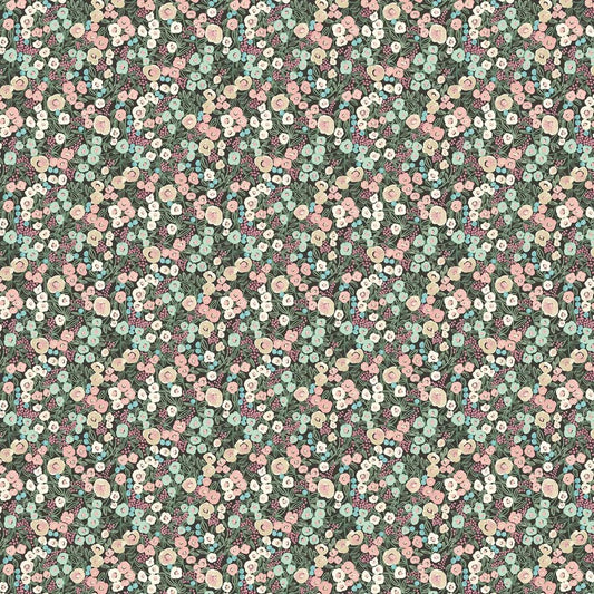 Flora Ditsy Wallpaper - Midnight - Ohpopsi - GHS50110W - Premier Wallcovering