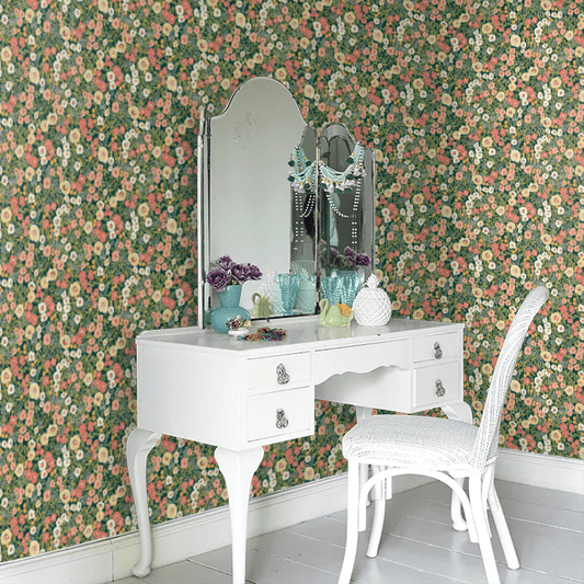Flora Ditsy Wallpaper - Juniper & Ginger - Ohpopsi - GHS50114W - Premier Wallcovering