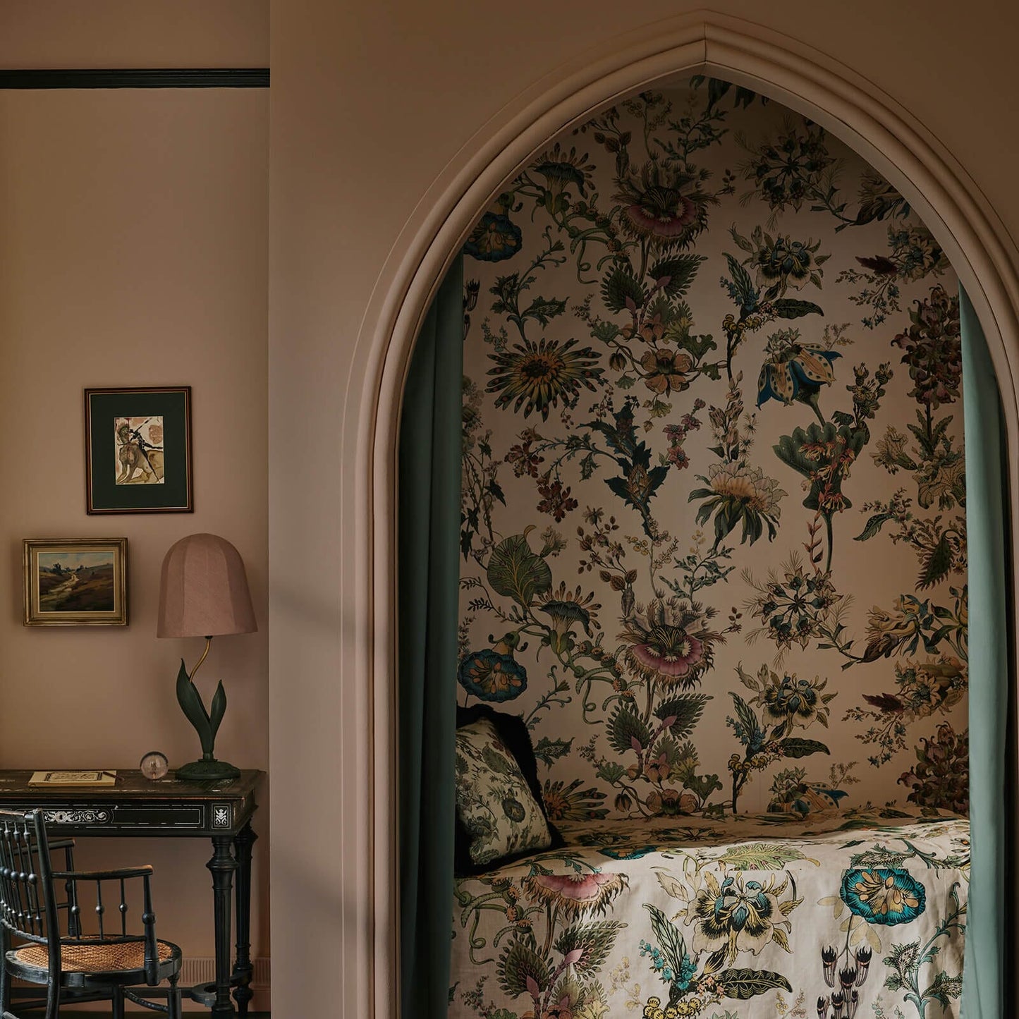 Flora Fantasia Wallpaper - Ecru - House of Hackney - 1 - WA - FLF - DI - ECR - XXX - Premier Wallcovering