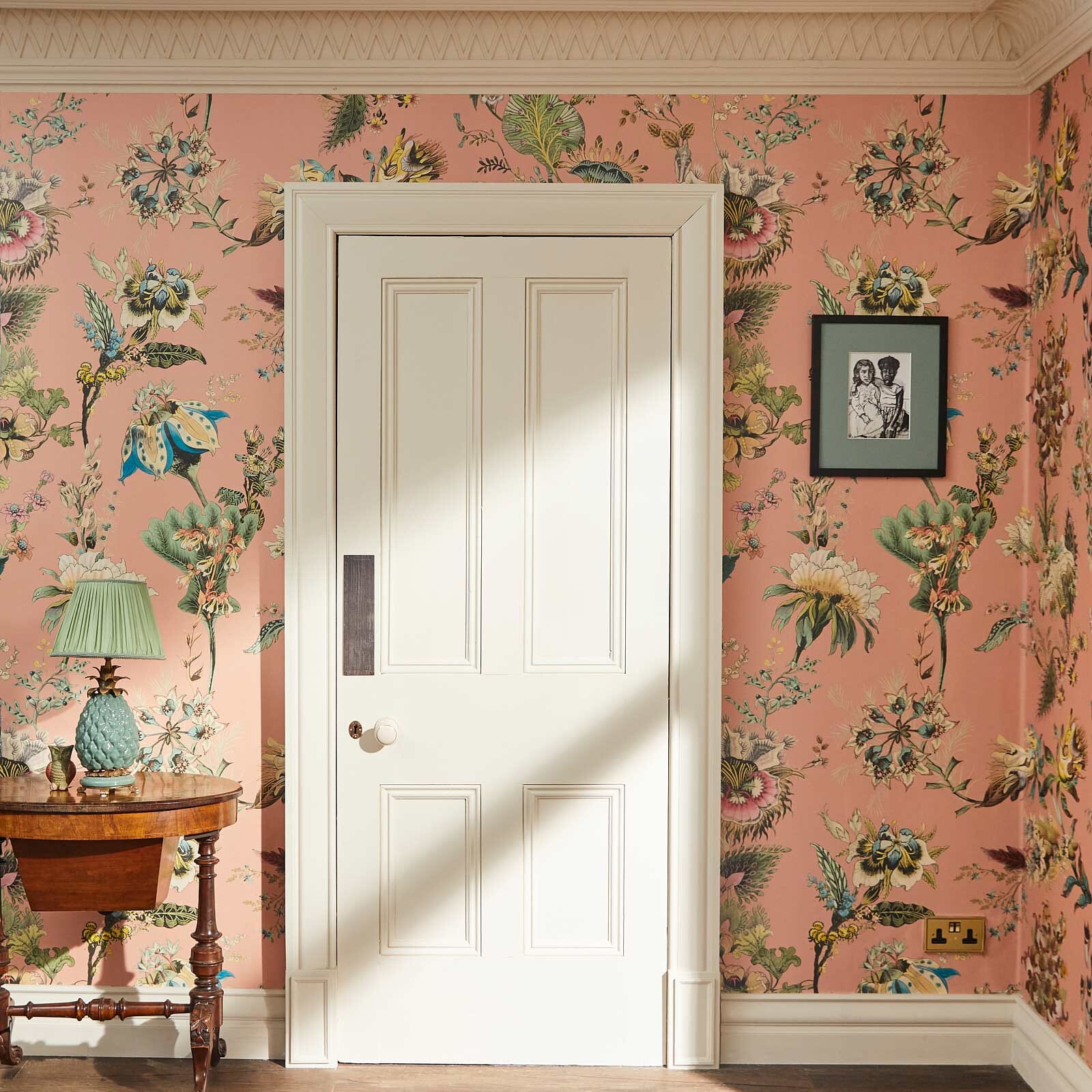 Flora Fantasia Wallpaper - Bisque - Pink - House of Hackney - 1 - WA - FLF - DI - PNK - XXX - Premier Wallcovering