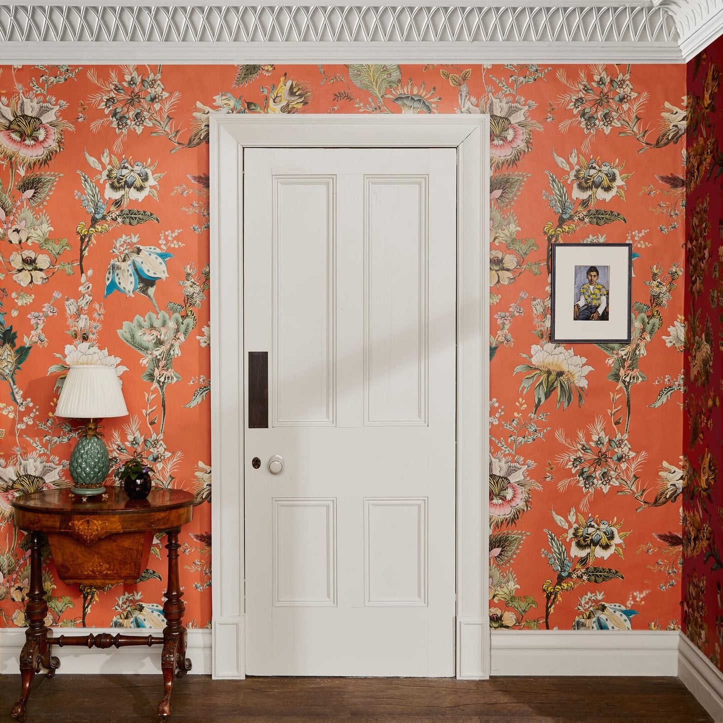 Flora Fantasia Wallpaper - Amber - House of Hackney - 1 - WA - FLF - DI - AMB - XXX - Premier Wallcovering