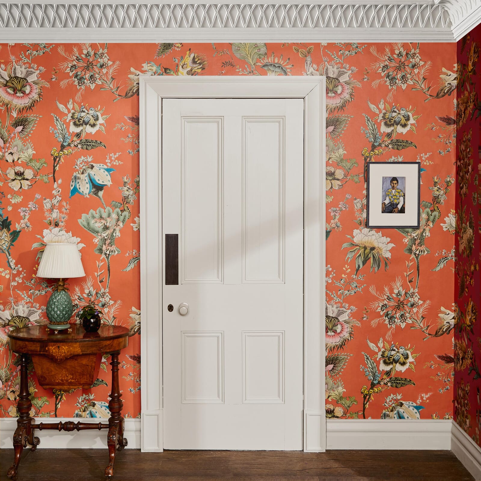 Flora Fantasia Wallpaper - Amber - House of Hackney - 1 - WA - FLF - DI - AMB - XXX - Premier Wallcovering