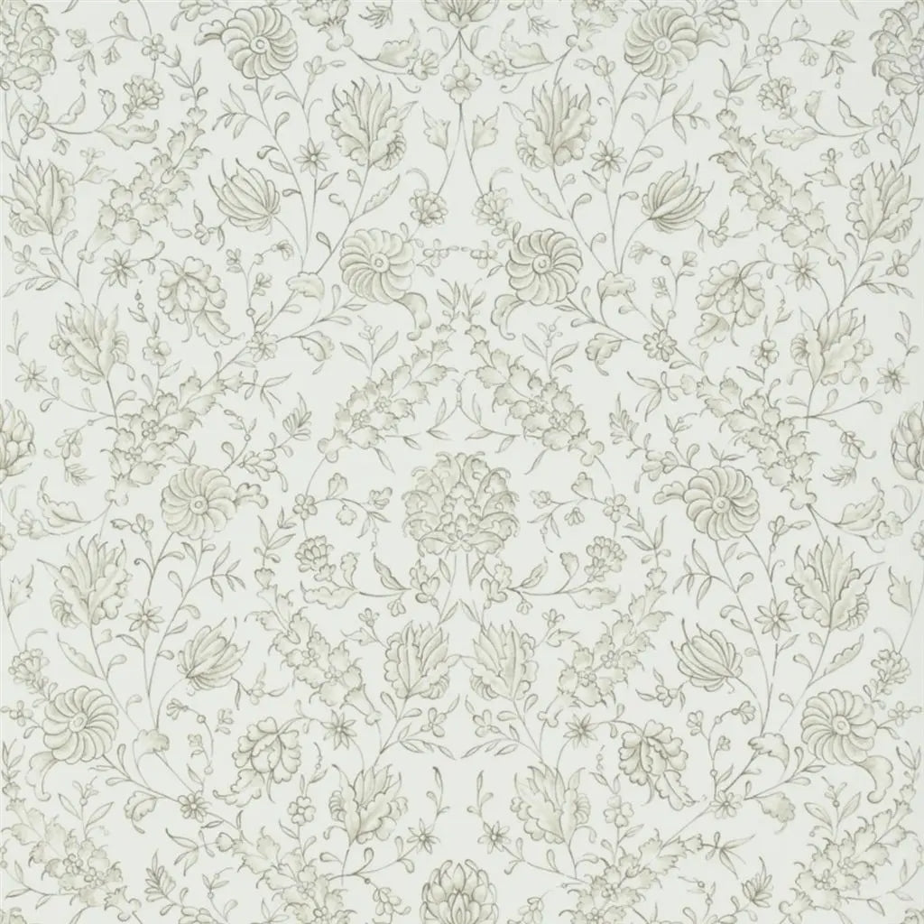 Flora Wallpaper - Cocoa - Designers Guild - Royal Collection - PQ009/12 - Premier Wallcovering