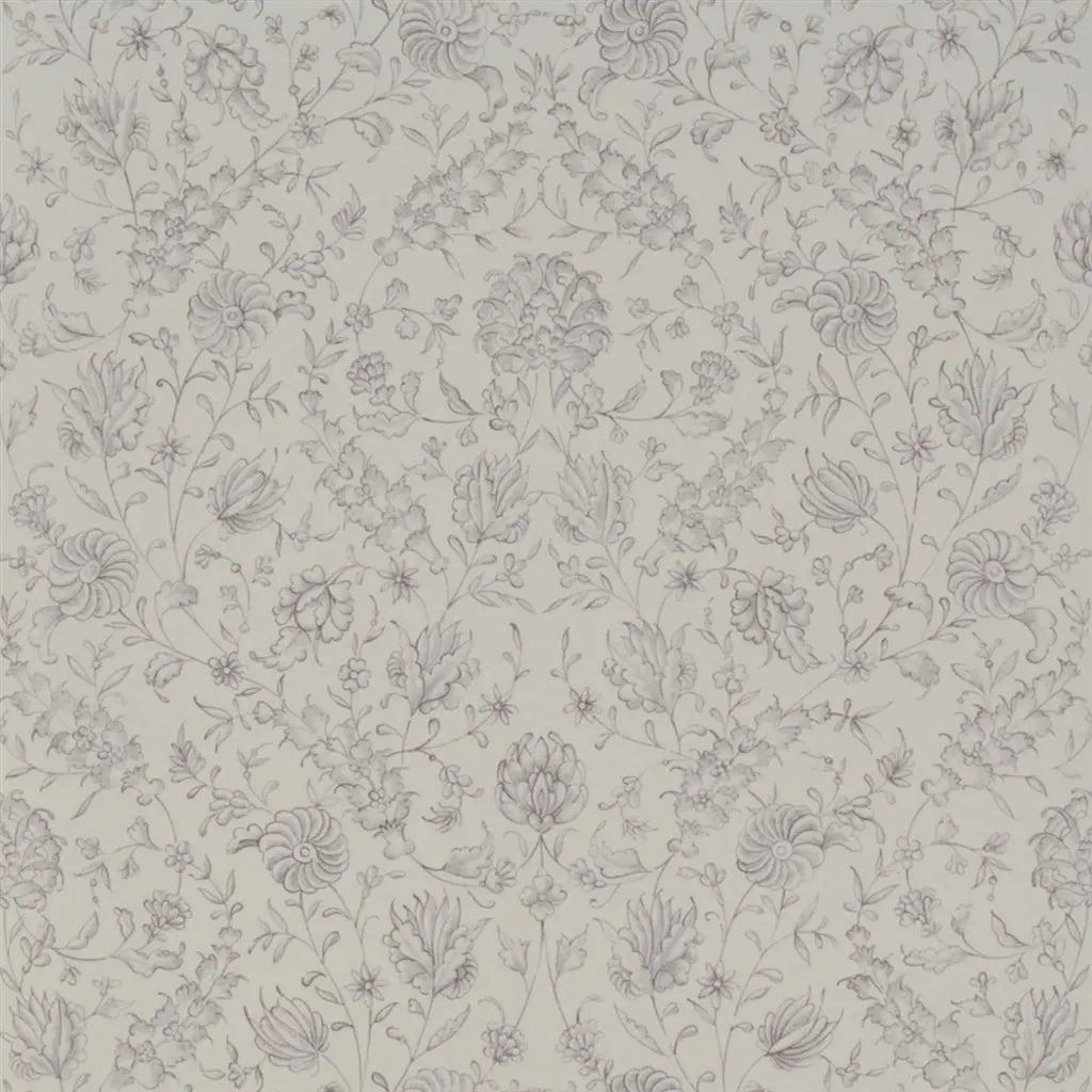 Flora Wallpaper - Lavender - Designers Guild - Royal Collection - PQ009/01 - Premier Wallcovering
