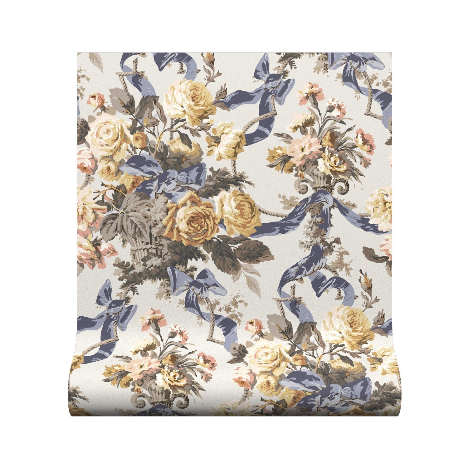 Flora Wallpaper - Ochre - Warner House - Premier Wallcovering