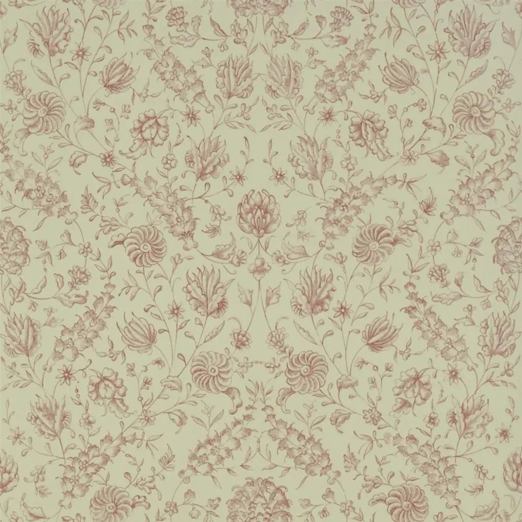 Flora Wallpaper - Pimento - Designers Guild - Royal Collection - PQ009/05 - Premier Wallcovering