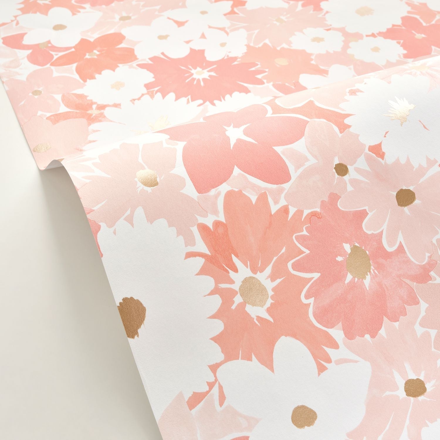 Flora Wallpaper - Rose Layette - Caselio - 104410479 - Premier Wallcovering